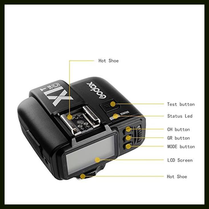 GODOX X1T FUJIX TRANSMITTER TRIGGER X1T F TTL X1 T XT-1 XT1F X1TF