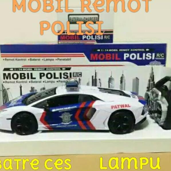 rc polisi mobil remote control polisi police ukuran besar charger (ART. Y7838)