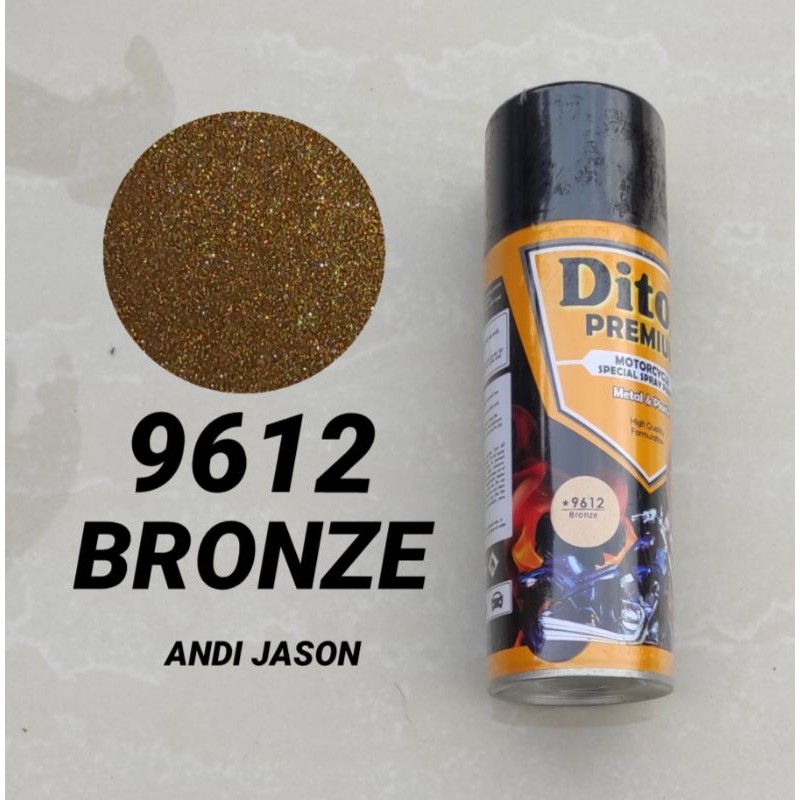 DITON PREMIUM CAT SEMPROT TAHAN BENSIN 400CC VELG COLOURS *9612 BRONZE