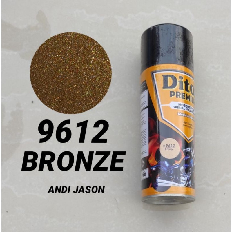 DITON PREMIUM CAT SEMPROT TAHAN BENSIN 400CC VELG COLOURS *9612 BRONZE