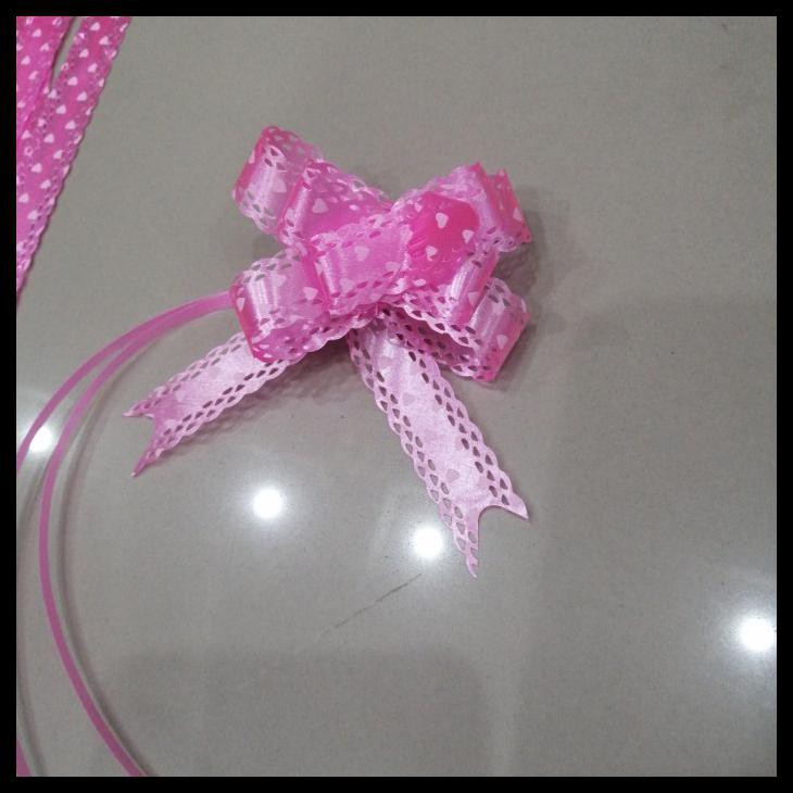 

Pita Kado Kecil Serut Isi 10Pcs Pink Love Polkadot