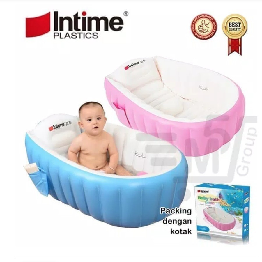 Bak Mandi Bayi Tiup Angin / Intime Inflatable Baby Bath Tub