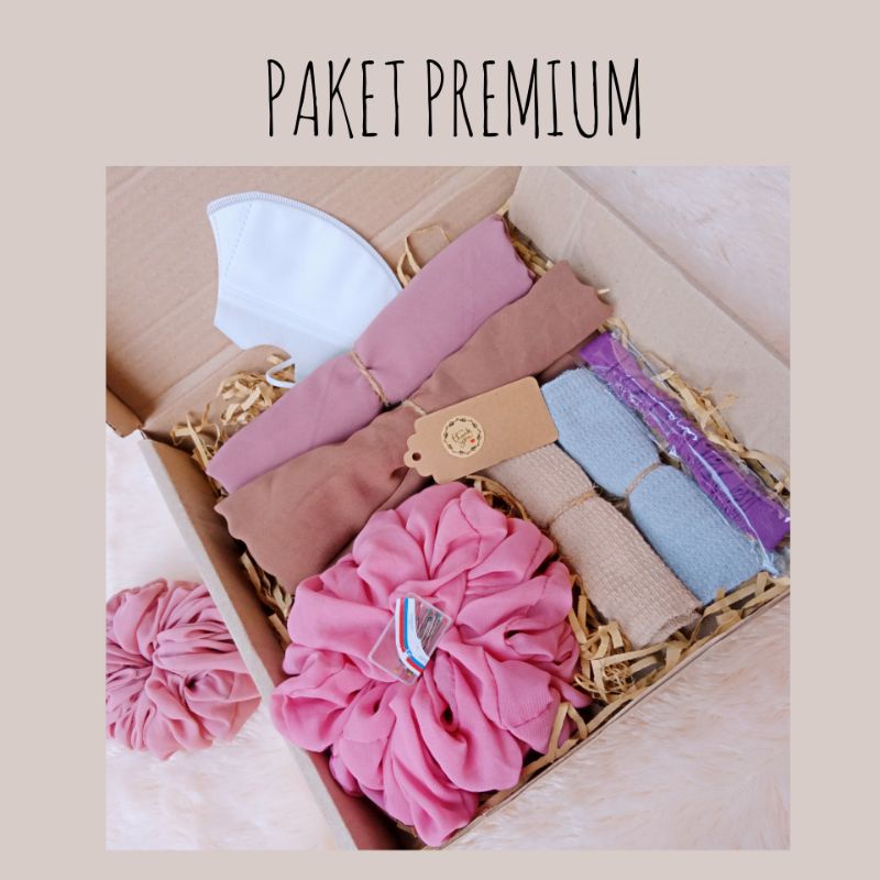 HAMPERS/GIFT BOX/HIJAB BOX/HAMPERS PREMIUM/KERUDUNG SEGI EMPAT