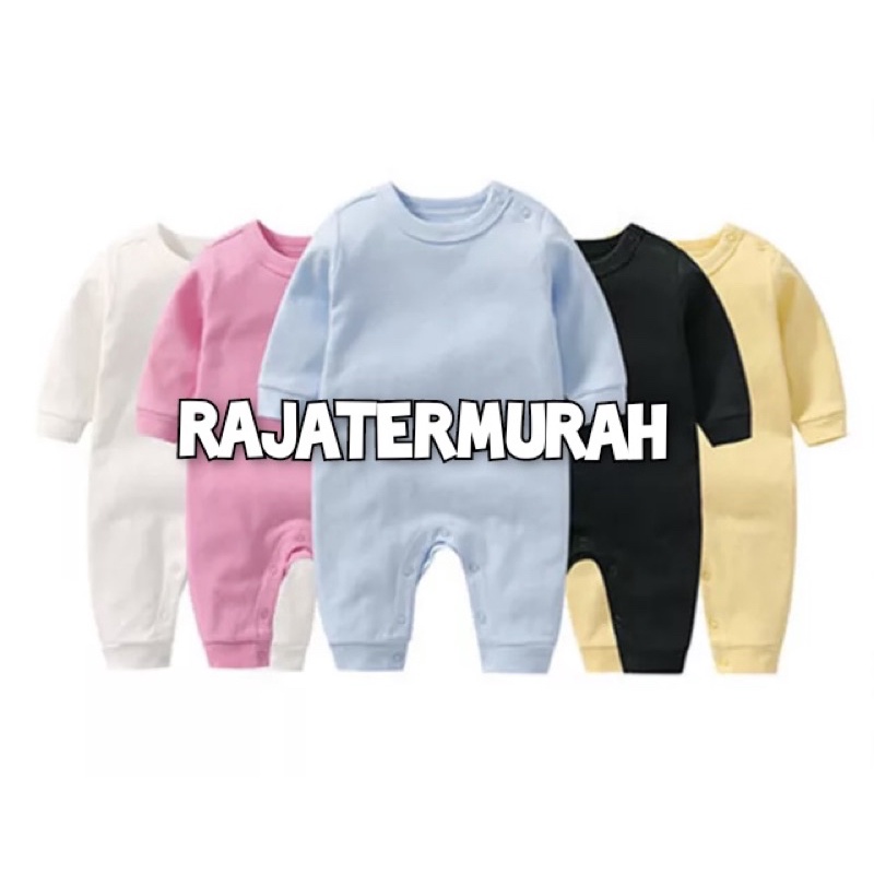 SLEEPSUIT PANJANG Polos// Romper Panjang (SNI)