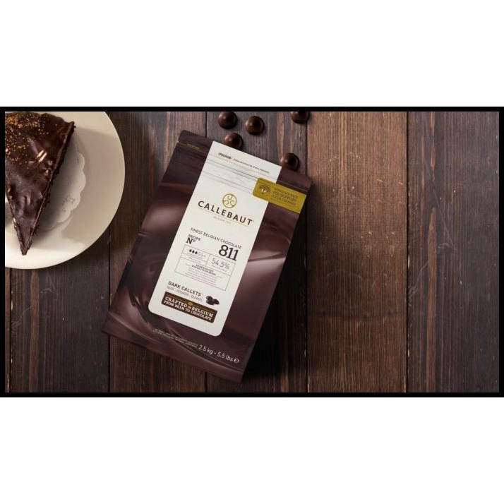

Callebaut 811 Nv Dark Chocolate Couverture 2,5Kg 54.5% 2.5Kg