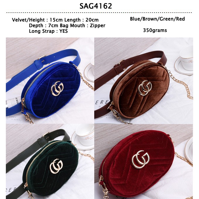 TAS SELEMPANG FASHION GUCCI WANITA/TAS IMPOR MURAH SAG4162