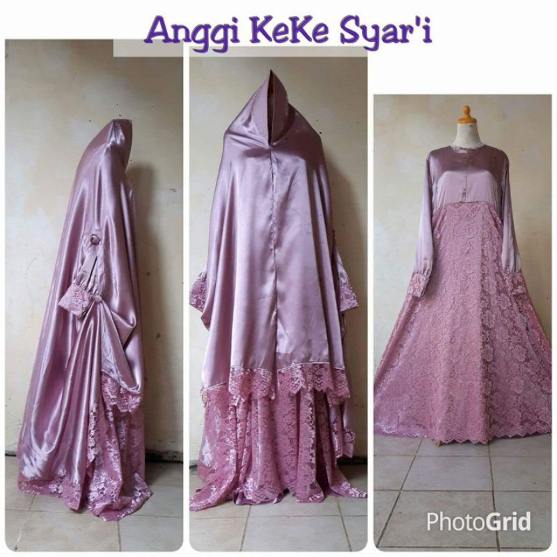 gamis pengantin syar'i