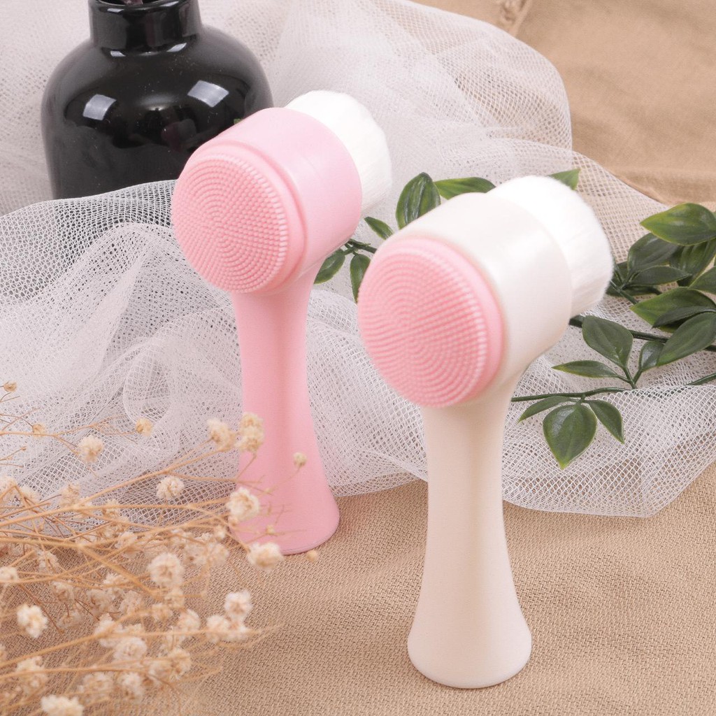 Facial Cleansing Brush Sikat Wajah Lembut Multifungsi ( bagus dipakai sebelum maskeran)