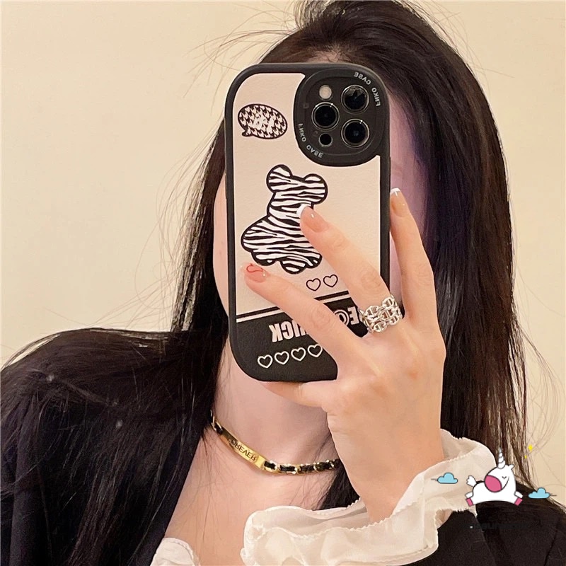 Casing Redmi 12C A1 K40s 9A 10 9T 9 10C 9C POCO M3 F4 X3 Pro X3 NFC Redmi Note10 8 9 9s 10s 11Pro 11 11s 9pro 10pro Max Checkerboard Violent Bear Merek Trendi TPU Soft Case Cover