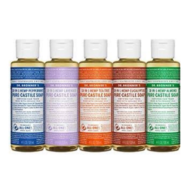 Dr Bronner Pure Castile Liquid Soap 8 oz 237ml