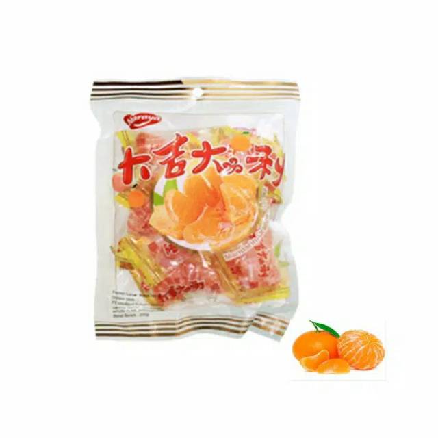 

Permen import Naraya orange candy 500gr