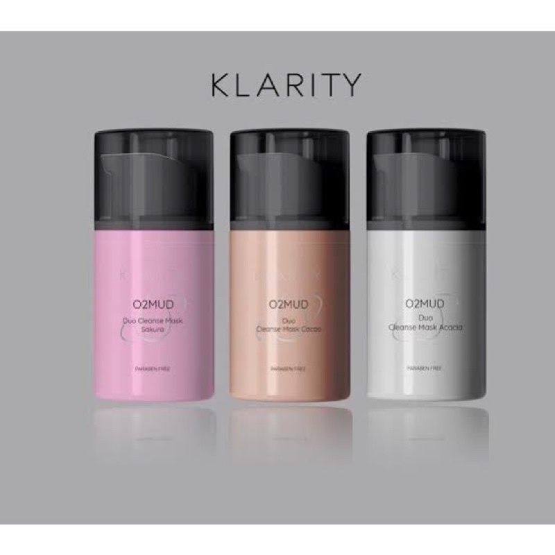 klarity O2 mud duo cleanse mask