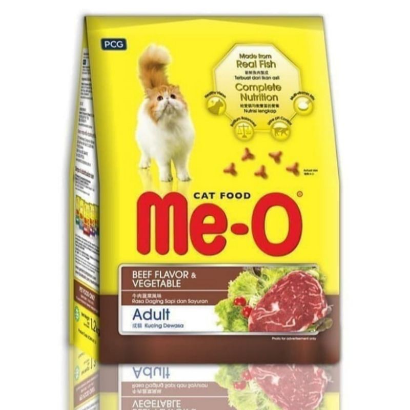 Meo Beef Flavour &amp; Vegetable Freshpack 7kg | Makanan Kucing Meo Beef Adult Freshpack 7 kg