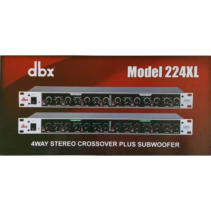 Crosover Dbx 224 XL subwoofer Crossover DBX 224XL