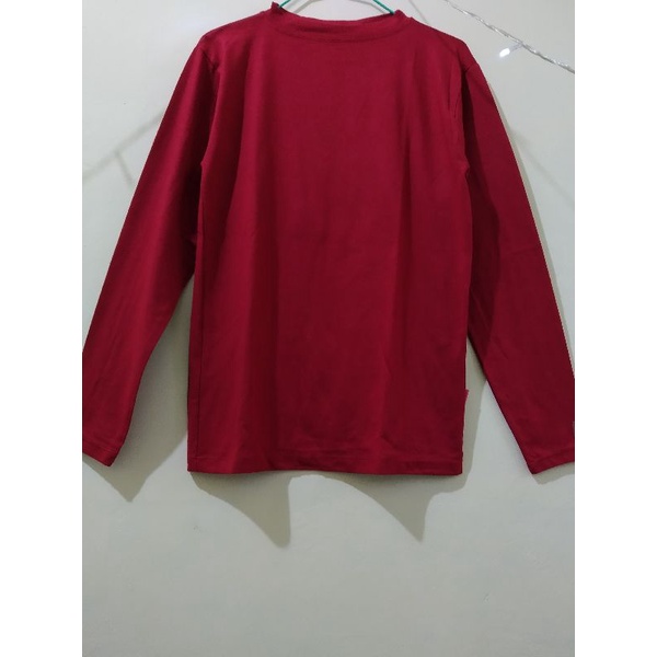 Preloved Manset Kaos Maroon