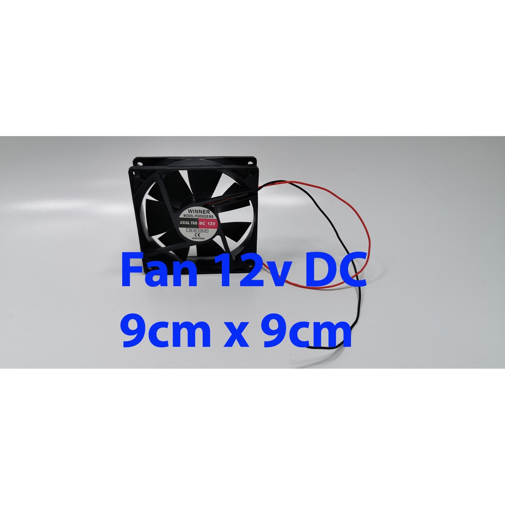 KIPAS DC 12V 9cm x 9cm Merk WINNER / Fan DC