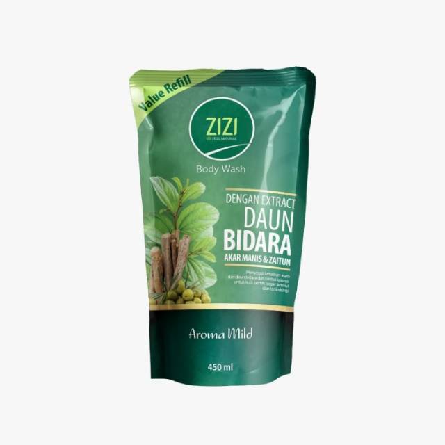 Refill Zizi Bodywash 450ml Sabun cair bidara