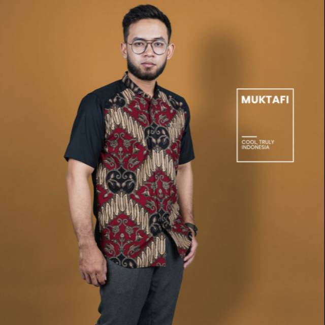 Fadkhera - Baju Koko Modern Pria Dewasa Lengan Pendek | Muktafi