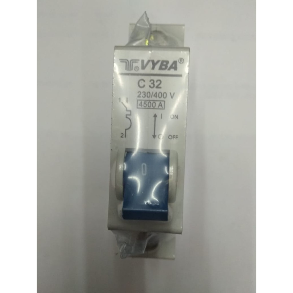 MCB 32A 1 PHASE VYBA BIRU