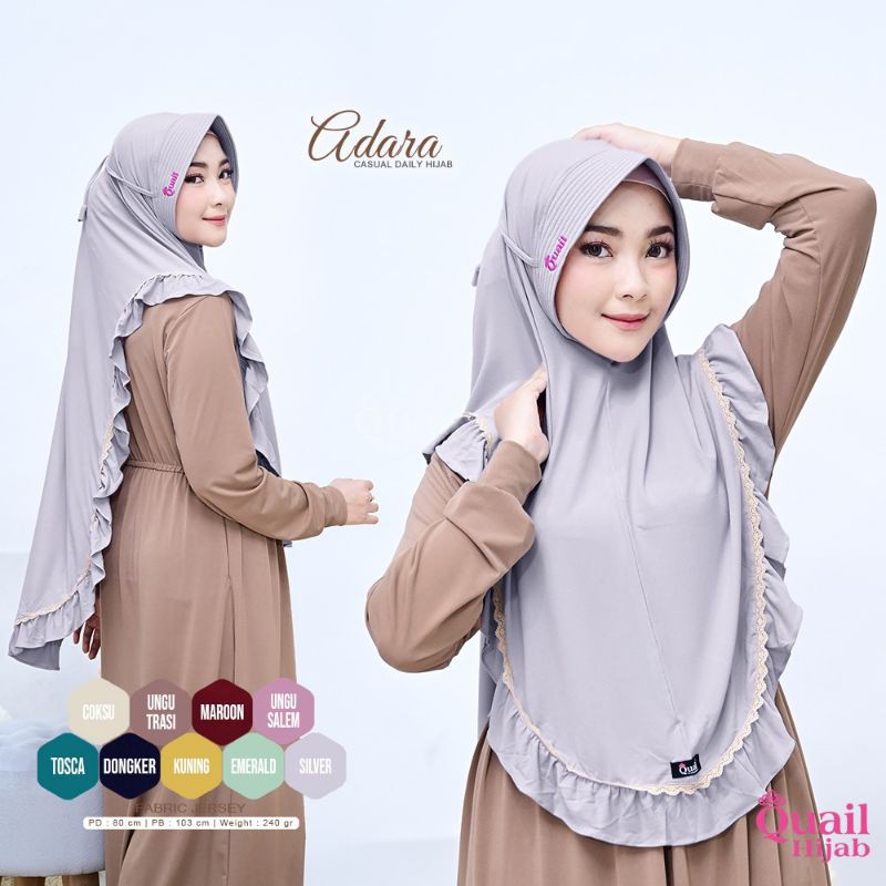 Jilbab daily tali Quail model ADARA