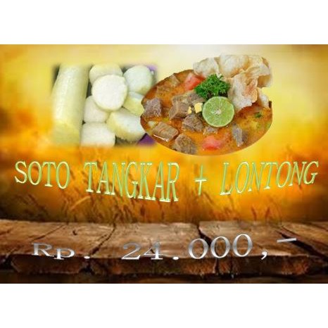 

SOTO TANGKAR SUSU DJ + LONTONG