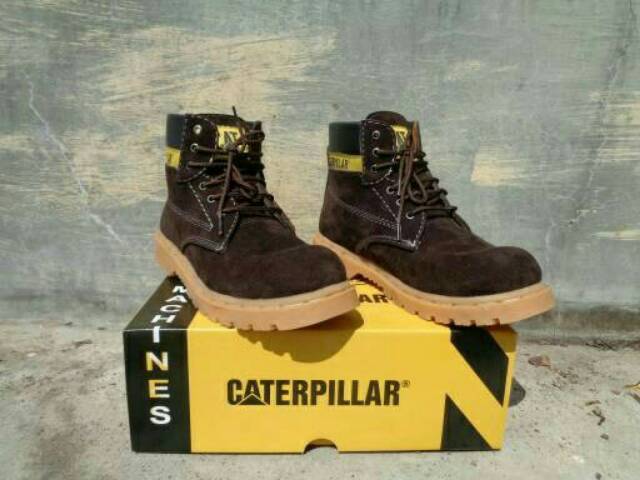 Sepatu Caterpillar Boots Safety Sol Gum Berkualitas Sepatu Pria