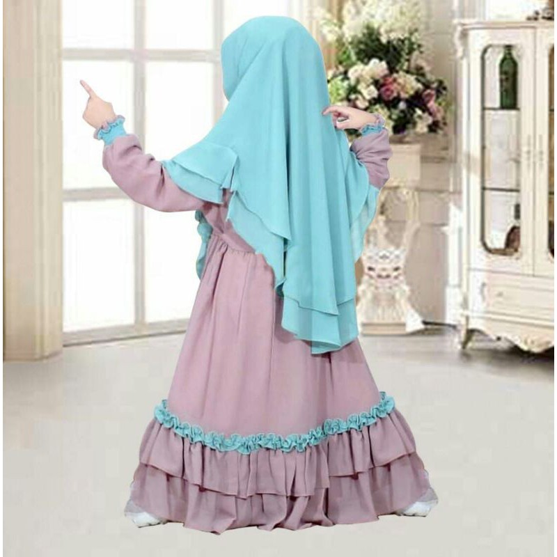 Gamis Baju Muslim Anak TAZKIA