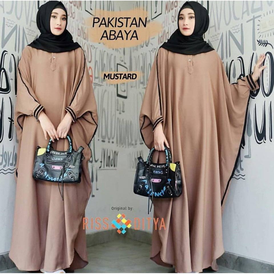 GAMIS SYARI ANNAJAH CAPUCCINO 900GR 110 140 ALLSIZE GAMIS SYARI BUSUI CADAR CREPE HQ POLOS MURAH I.