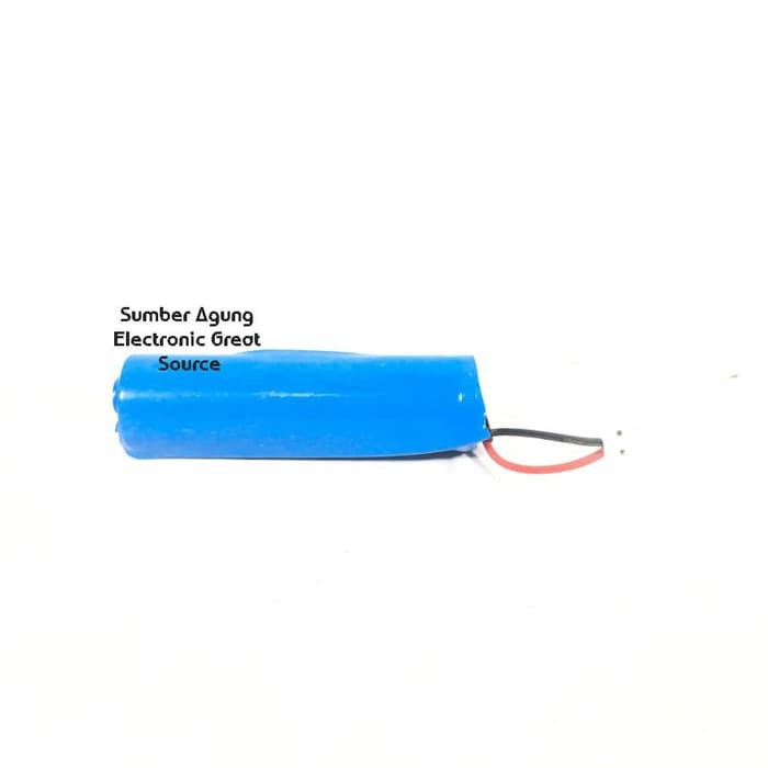 Baterai 18650 1200mah DENGAN KABEL Sparepart Batre Senter Emergency