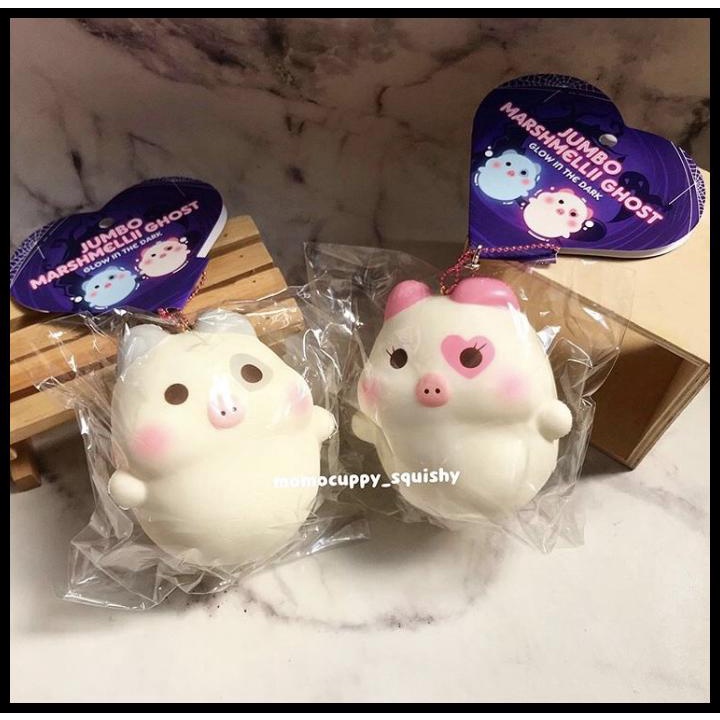 PROMO SQUISHY LICENSED KARAKTER Jumbo marshmelli ghost by creamiicandy