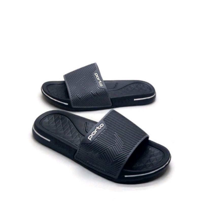 sandal slop pria porto 1041m karet sandal slide