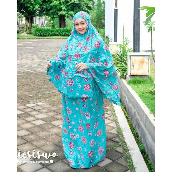 grosir_solo// MUKENA REMAJA INTAN ukuran standart rayon standart