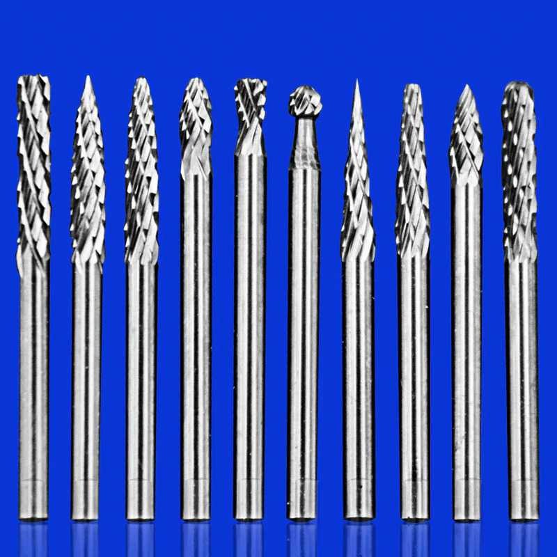 Mata Bor Kayu Alumunium Plat Set Tungsten Carbide Drill Bit 3mm 20 PCS