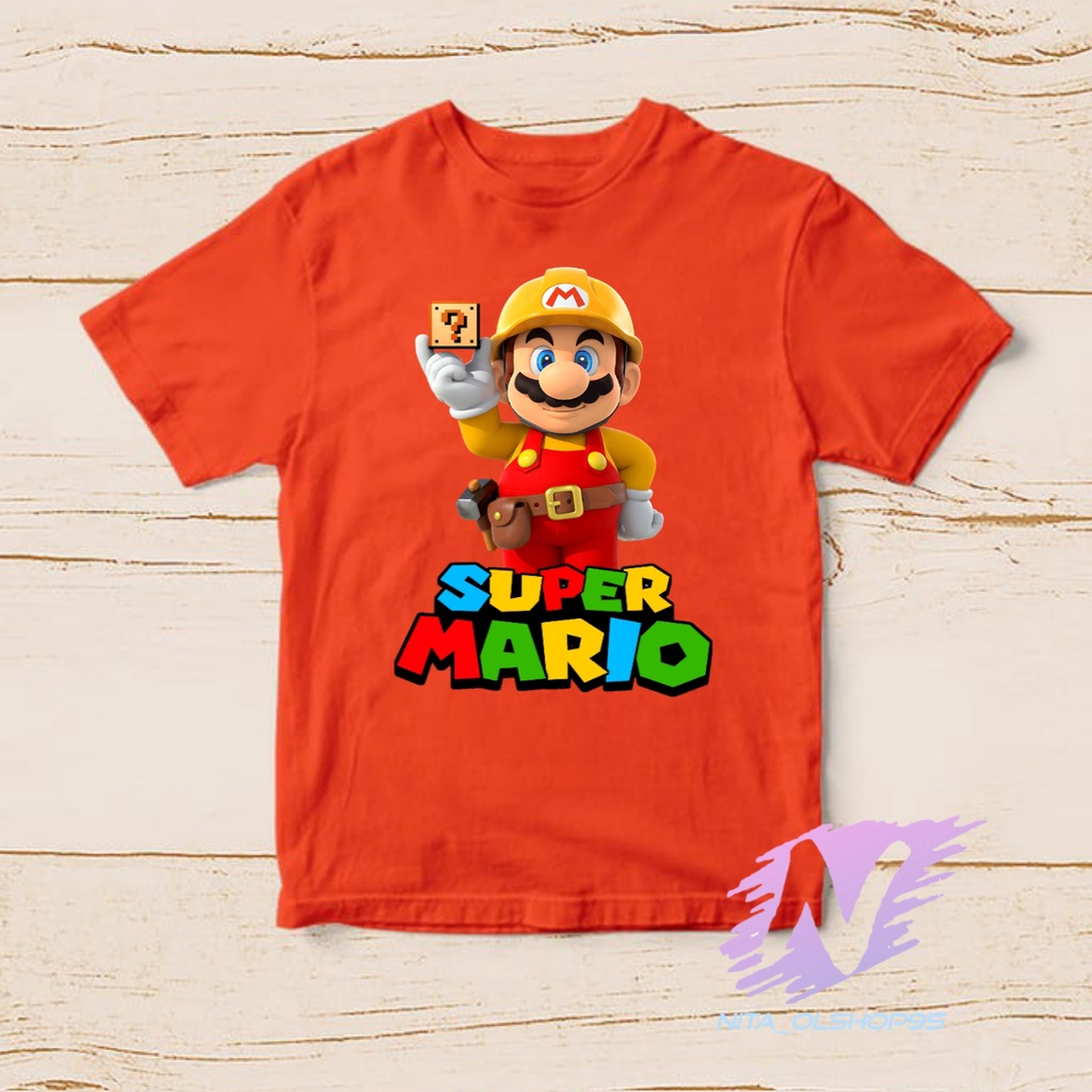 KAOS ANAK SUPER MARIO