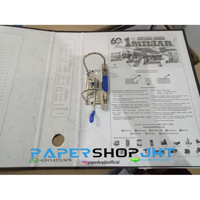 

Binder Loose Leaf - Binder Polos - Binder Plastik Grosir!!! Odner / Ordner Bindex 717 Folio Produk