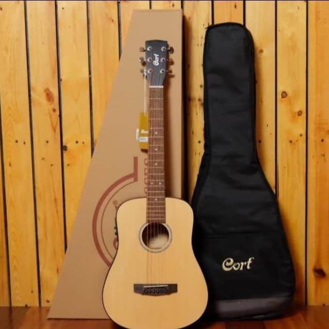 Gitar Akustik Elektrik Cort Ad Mini E Op Shopee Indonesia