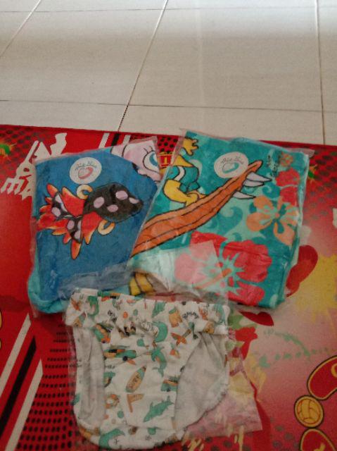 Clearance Sale Handuk Topi Poncho Baby Fish Karakter Lucu