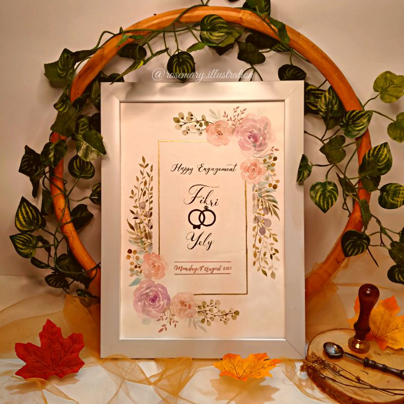 

Greeting Card Watercolor Handmade (Kado Ulang Tahun, Pernikahan, Lamaran)