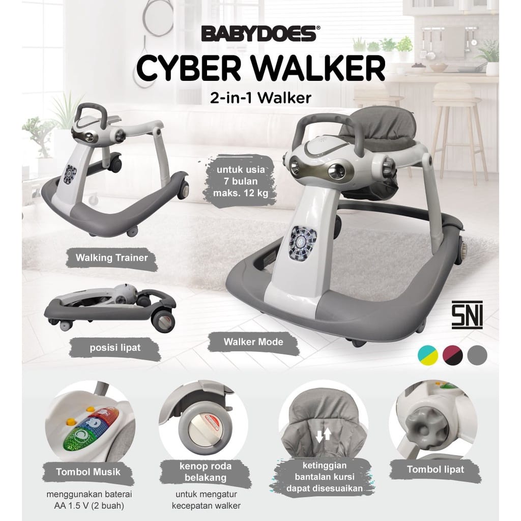 babywalker babydoes bisa dilipat ada musik selalu reday kiriman setiap jam