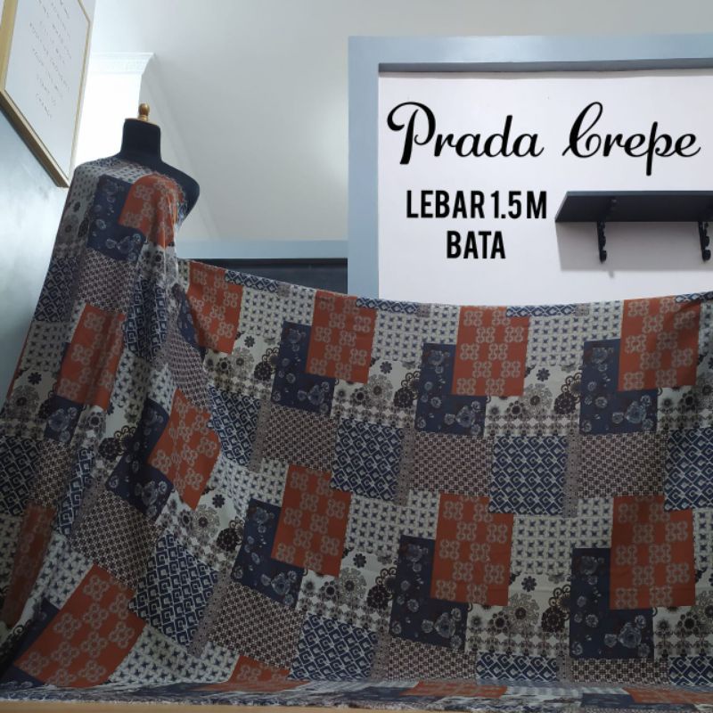 Bahan Prada crepe