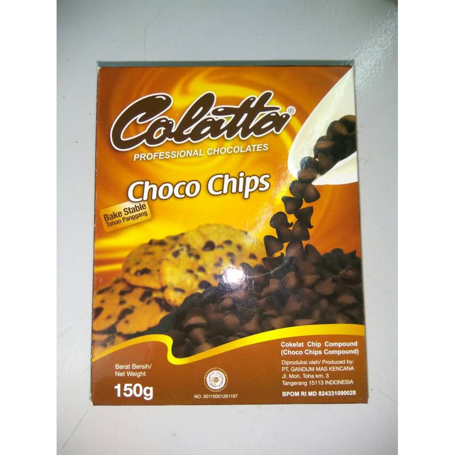 

choco chips colatta / Coklat Chip / Coco Chip / Toping Coklat