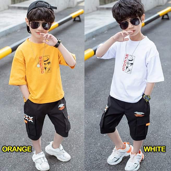 Setelan Anak Cowok Inovation Boy Orange