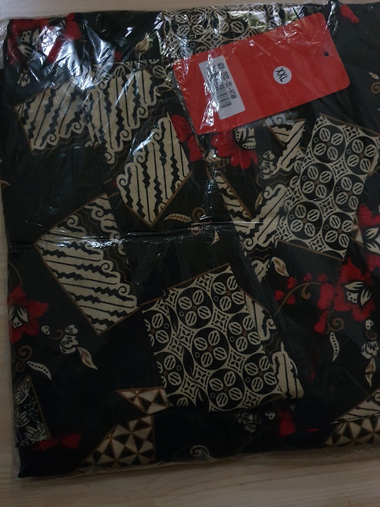 Bl - 03650 Tunik Oversize Wanita Lengan Panjang Batik