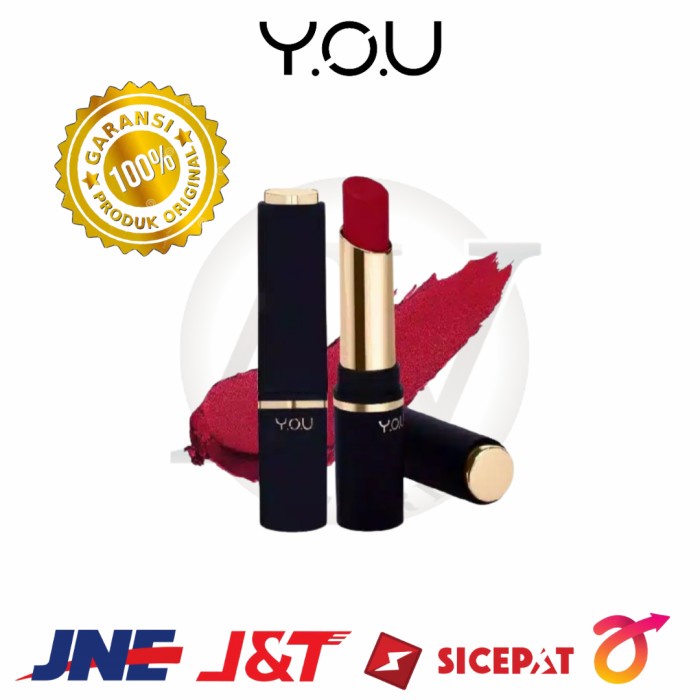 Lipstik You Supreme Matte Lipstick 9 Warna - 8.Midnight