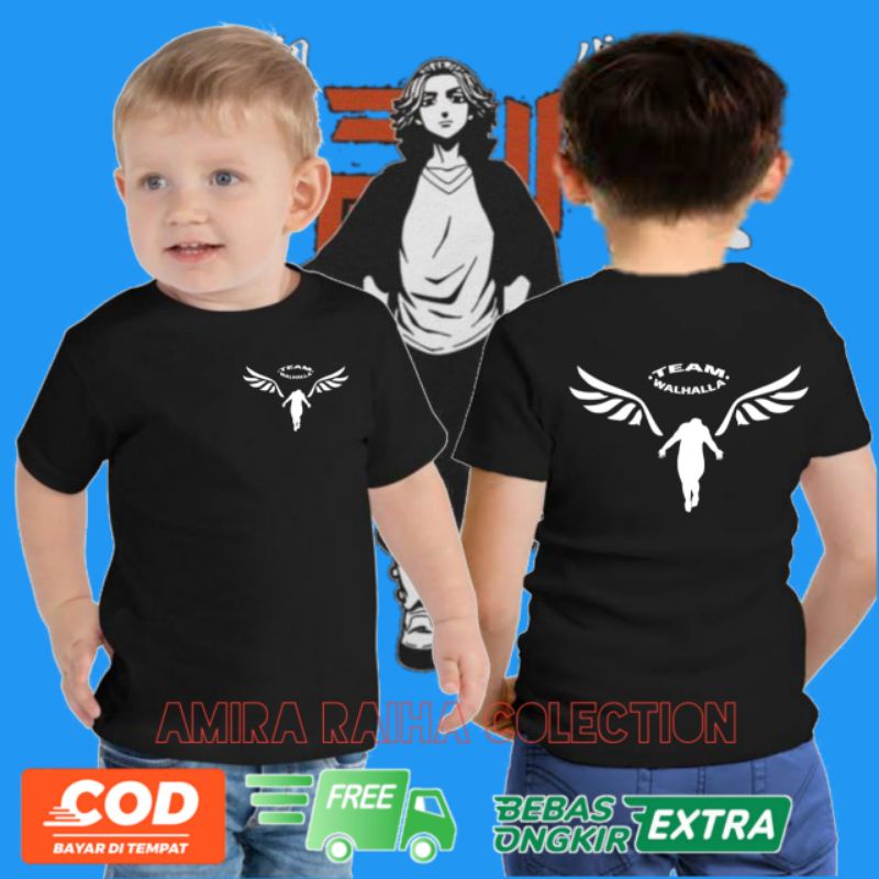 Baju kaos Valhalla tokyo revengers/baju valhalla anak tokyo revengers/kaos tokyo revengers