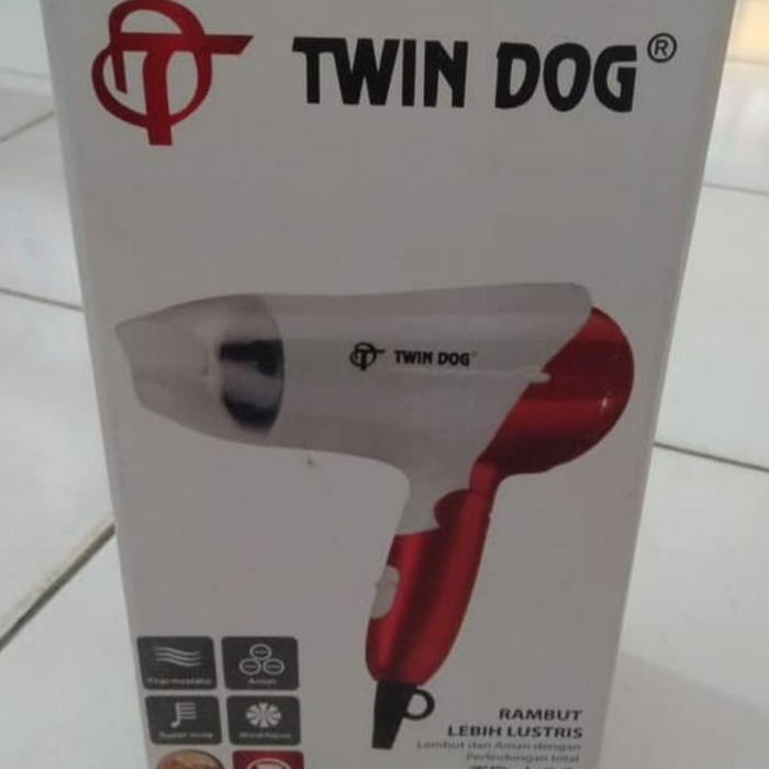 Twindog  , TD L82  , Twin Dog , Hairdryer , Hair Dryer , Pengering rambut  ,  350 watt