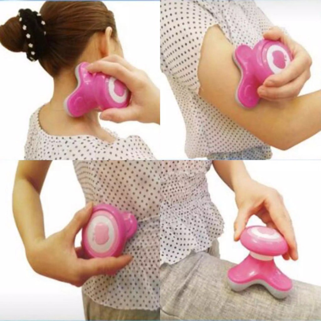 [BISA COD] Mimo Mini Massager Alat Pijat Getar Elektrik Electrical Mainan Massage Kaki Tangan Charger USB