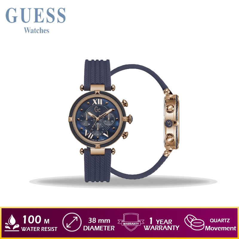 Jam Tangan Wanita GUESS GC Y16005L7 Rubber Original