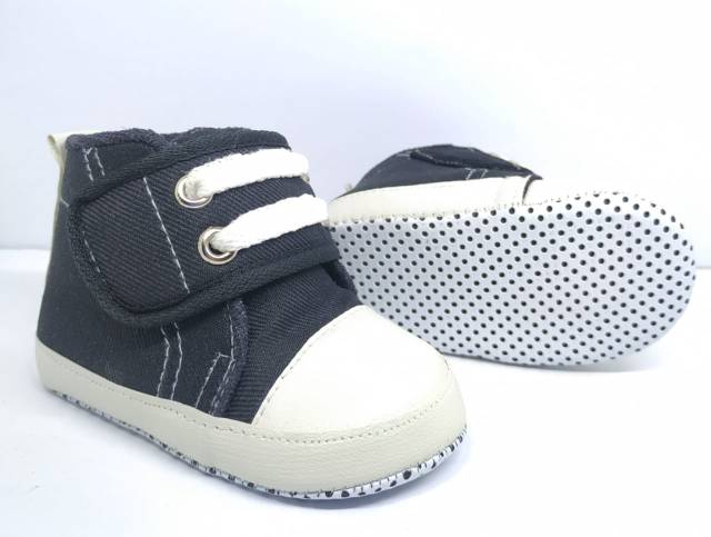 sepatu baby sepatu bayi merangkak prewalker cnvrs double velcro