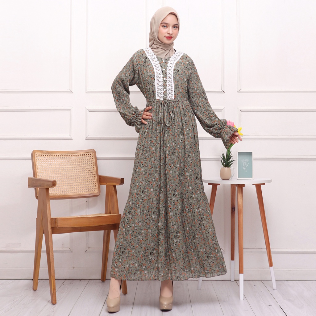 Gamis Maxy Dress Ceruti Terbaru Marya 05